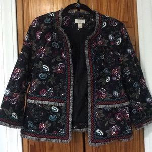 Loft floral patterned jacket